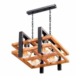 آویز چوب فلز h70 چهار شعله