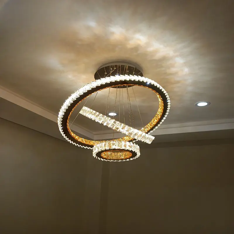 لوستر کریستالی مدرن 60*40*20