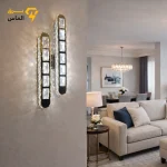لوستر دیواری کریستالی استوانه