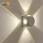 دکوراتیو چهار طرفه مودی - بدنه سفید و مشکی نور آفتابی / ضمانت 1 ساله معتبر - تصویر 3