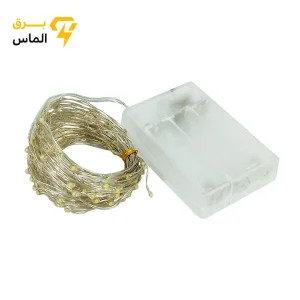 ریسه مفتولی 10 متری باطری خور ضدآب آفتابی