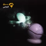 چراغ خواب کهکشانی بزرگ مدل CD – تجربه آرامش با نور سه‌بعدی و طرح آسمان شب - تصویر 5