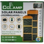 پنل خورشیدی تاشو کیفی 40 وات سی سی لامپ مدل CL-ZD1840 - تصویر 2