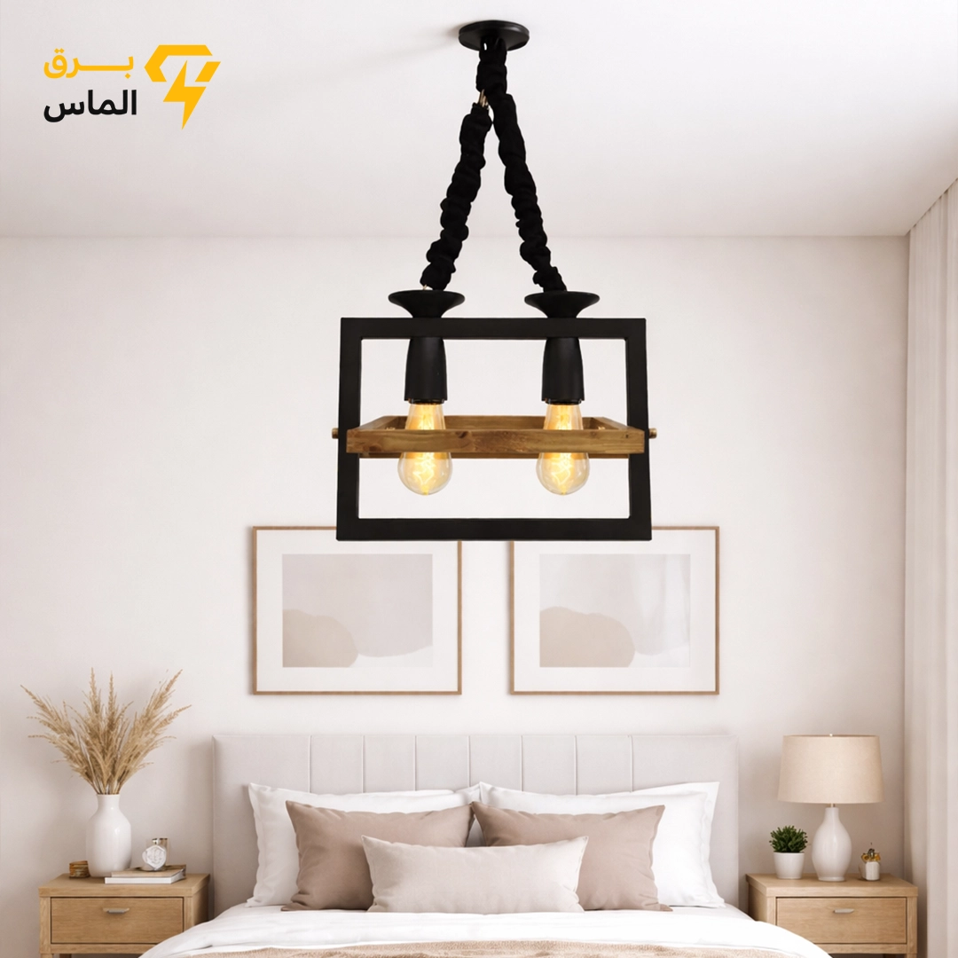 آویز چوب فلز ریلی 2 شعله کوچک آویز چوب فلز ریلی 2 شعله کوچک