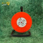 قرقره کابل جمع کن بلبورینگی 4 پریز 20 متری (قطر 25 سانت)