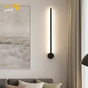 چراغ دیواری مدرن کد DM118 سایز 60 نور نچرال / مشکی الکترواستاتیک وارداتی / ضمانت 2 ساله معتبر