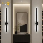 چراغ دیواری مدرن مدل W601 رنگ نچرال / آلومینیوم دایکاست / مشکی الکترواستاتیک وارداتی / ضمانت 24 ماه معتبر