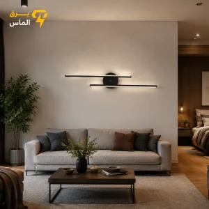 چراغ دیواری وستا مدل SMD نور نچرال/آلومینیوم دایکاست/LED بسیار باکیفیت/مشکی الکترواستاتیک وارداتی / ضمانت 2 ساله معتبر