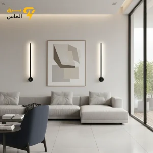 چراغ دیواری خطی یکطرفه نور طبیعی 70 سانتی / آلومینیوم دایکاست / مشکی الکترواستاتیک وارداتی / ضمانت 2 ساله معتبر