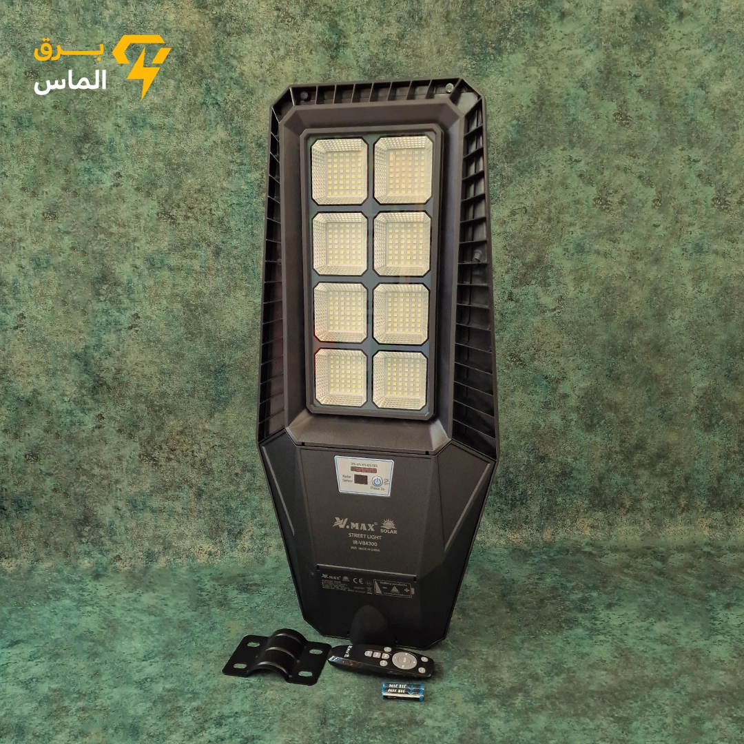 پروژکتور خیابانی خورشیدی 300 وات ویمکس مدل IR-V84300 پروژکتور خیابانی خورشیدی 300 وات ویمکس مدل IR-V84300