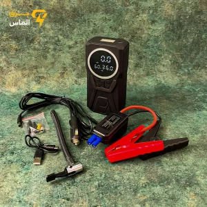 پمپ باد و جامپ استارتر چند کاره MDHL MD-1231 - باتری 8400mAh، فشار 150PSI و پاوربانک پرتابل