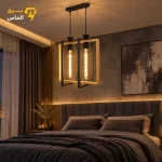 آویز چوب فلز ریلی 2 شعله بزرگ / ضمانت 2 ساله معتبر