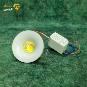 چراغ COB چشمی 3 وات گرد آفتابی