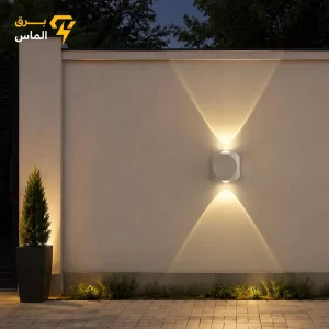 دکوراتیو دو طرفه مودی - بدنه سفید و مشکی نور آفتابی ا IR-MD6402-C