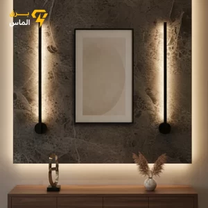 چراغ دیواری خطی یکطرفه نور طبیعی 80 سانتی / آلومینیوم دایکاست / مشکی الکترواستاتیک وارداتی / ضمانت 2 ساله معتبر