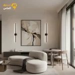 چراغ دیواری MK مدل مدرن کد DL60 / آلومینیوم دایکاست / نور نچرال / ضمانت 2 ساله معتبر