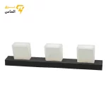 چراغ دکوراتیو دیواری 18 وات فلزی زانیس مدل برلیان مشکی - تصویر 2