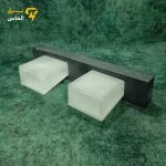 چراغ دکوراتیو دیواری 12 وات فلزی زانیس مدل برلیان مشکی - تصویر 2