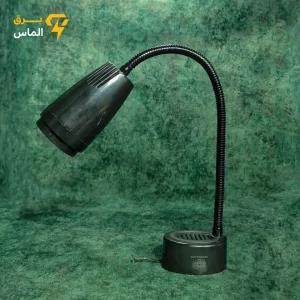 پایه چراغ دیواری خرطومی مدل C801 با قابلیت تغییر و تنظیم زاویه تابش مشکی / ضمانت بازگشت وجه