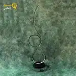 آباژور کنار سالنی مدل آوا با نور نچرال در فضای نشیمن مدرن