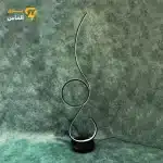 نمای نزدیک بدنه آلومینیوم دایکاست آباژور آوا با پوشش مشکی الکترواستاتیک